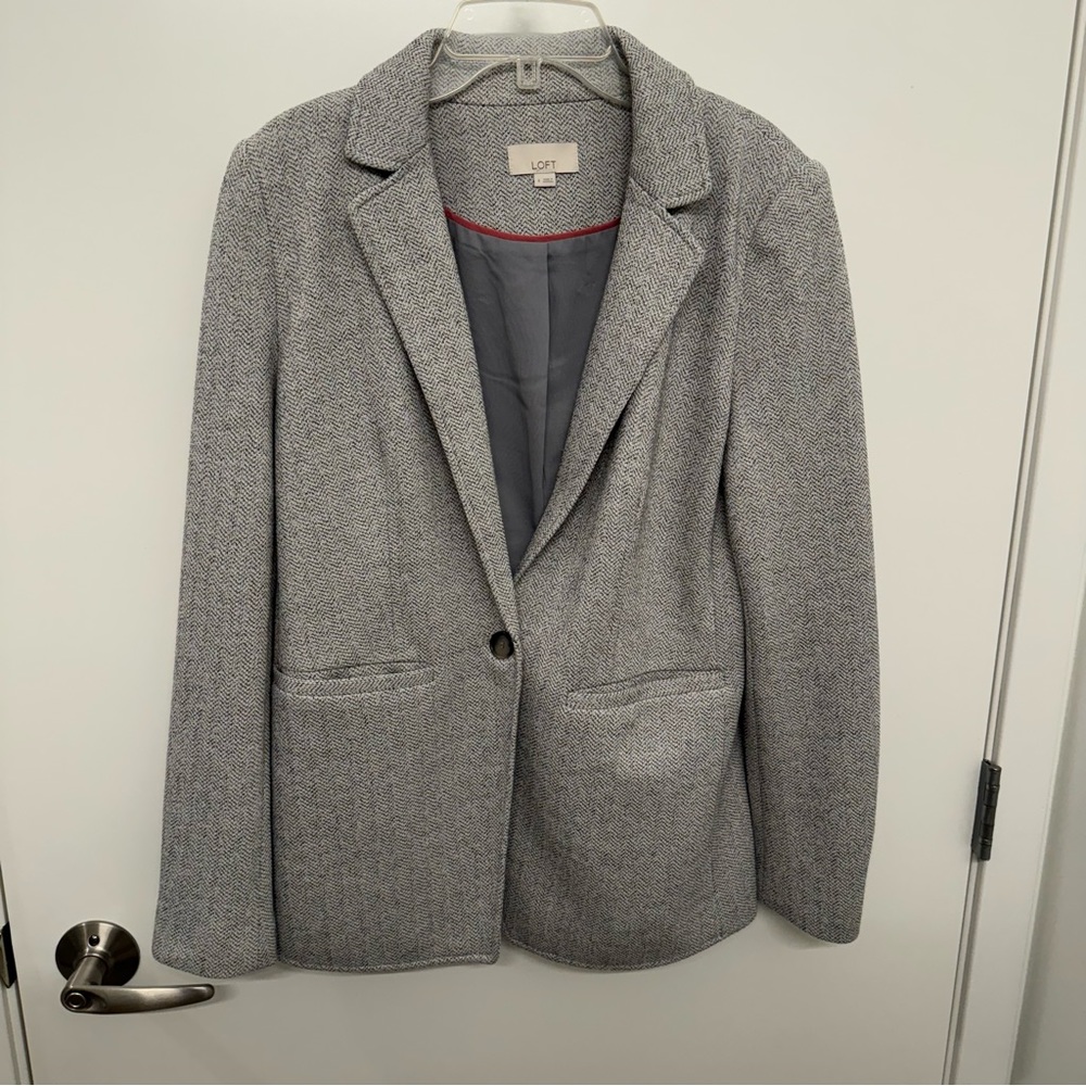 LOFT Light Grey Blazer